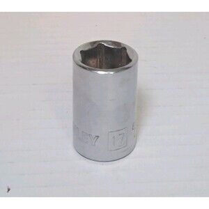Stanley 17 Cr-V 88-739 6 Point Socket 1/2" Drive Steel Automotive Tool Tools